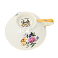 Royal Bayreuth "Nurenberg" Set of 5 Tea Cups & Saucers (10pcs)