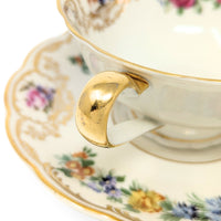 Royal Bayreuth "Nurenberg" Set of 5 Tea Cups & Saucers (10pcs)