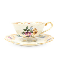 Royal Bayreuth "Nurenberg" Set of 5 Tea Cups & Saucers (10pcs)