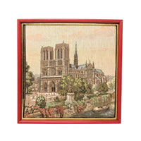 Pair of Gobelin-Style French Scenic Tapestries (10"x 10")