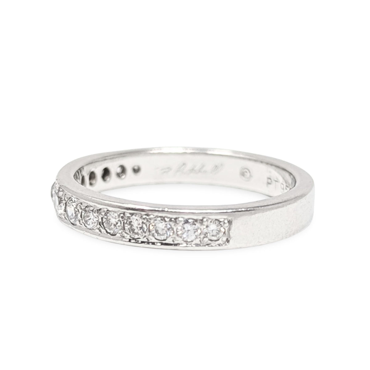 Platinum 15 Diamond .45tcw Anniversary Band - Size 6