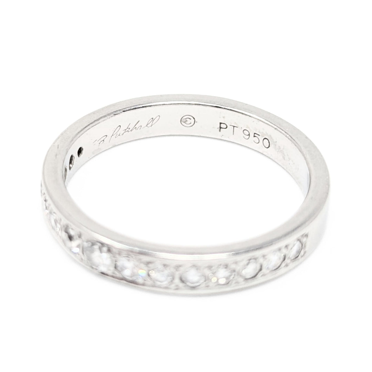 Platinum 15 Diamond .45tcw Anniversary Band - Size 6