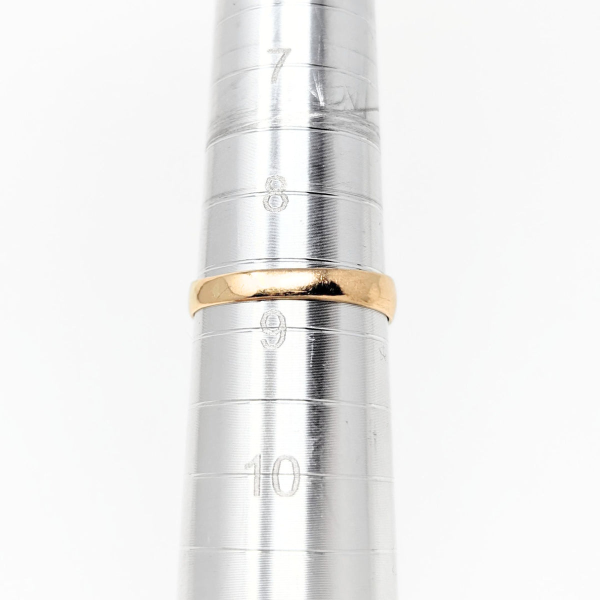 14K Gold .26ct Diamond Solitaire Ring - Size 8.75