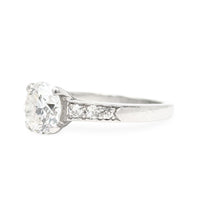 Platinum 1.41tcw Diamond Engagement Ring - Size 5