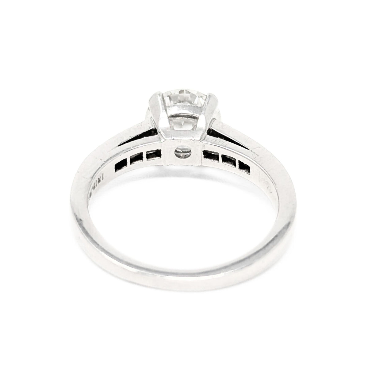 Platinum 1.41tcw Diamond Engagement Ring - Size 5