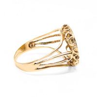 Isle of Man 1/25oz Gold Crown Cat Ring - Size 9.5