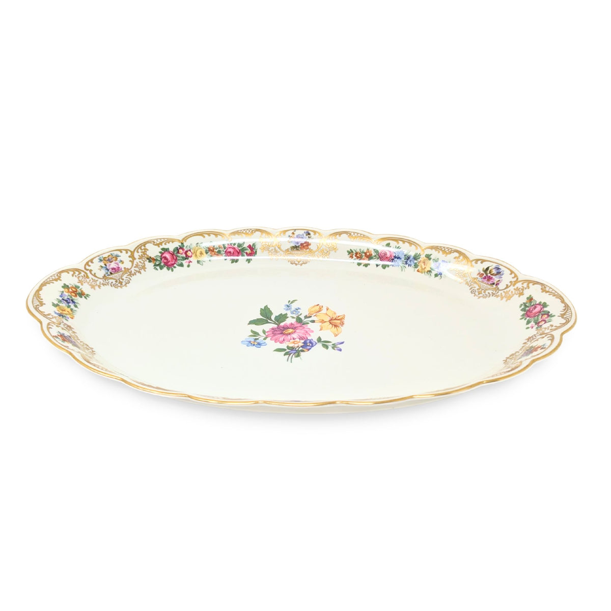 Royal Bayreuth Germany "Nurenberg" 16" Oval Serving Platter