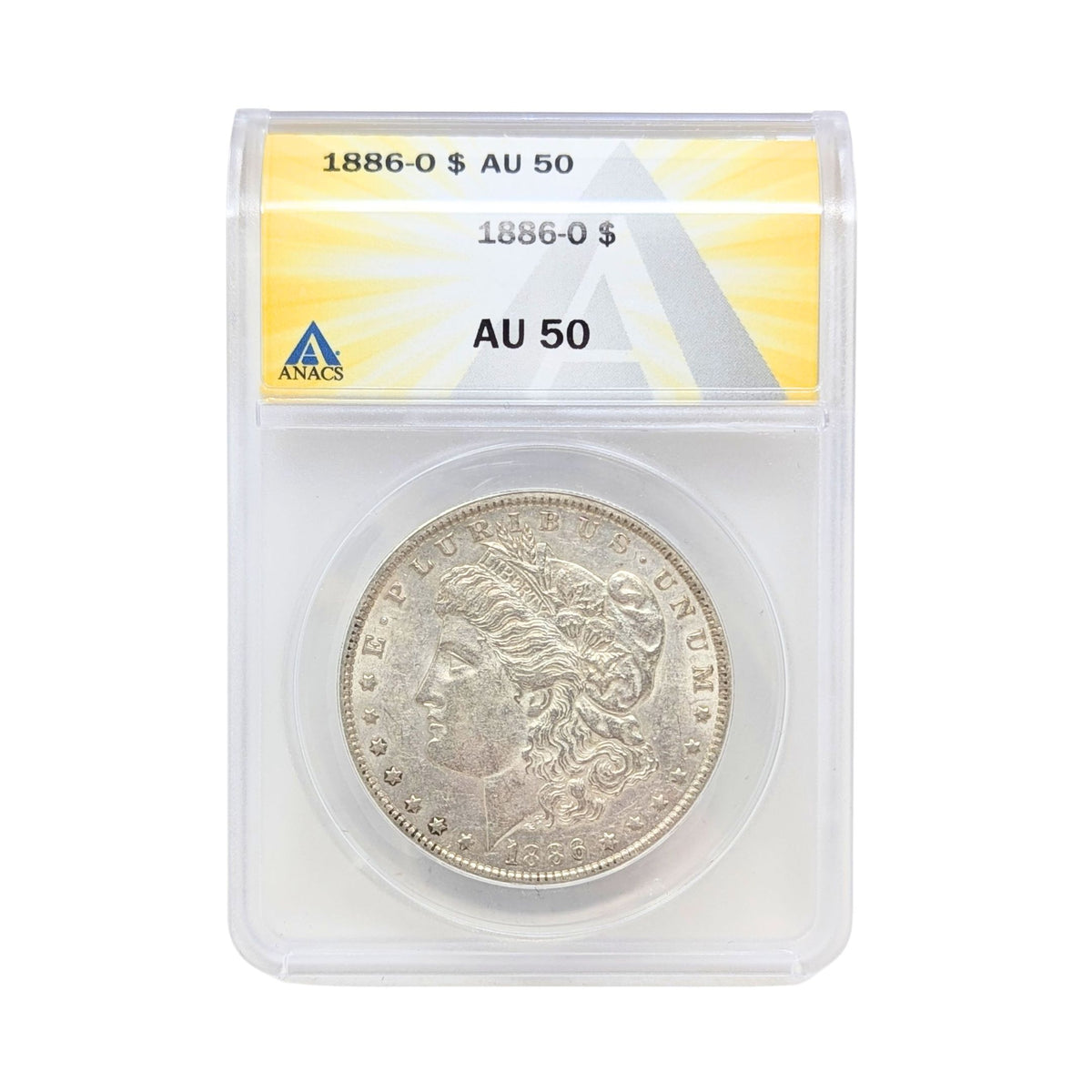 1886-O ANACS AU50 Morgan Silver Dollar