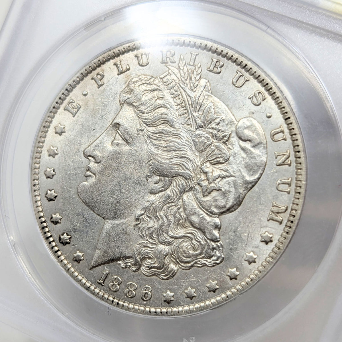 1886-O ANACS AU50 Morgan Silver Dollar