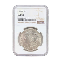 1899 NGC AU58 Morgan Silver Dollar