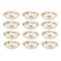 Royal Bayreuth Germany "Nurenberg" Fruit/Dessert Bowls (12)