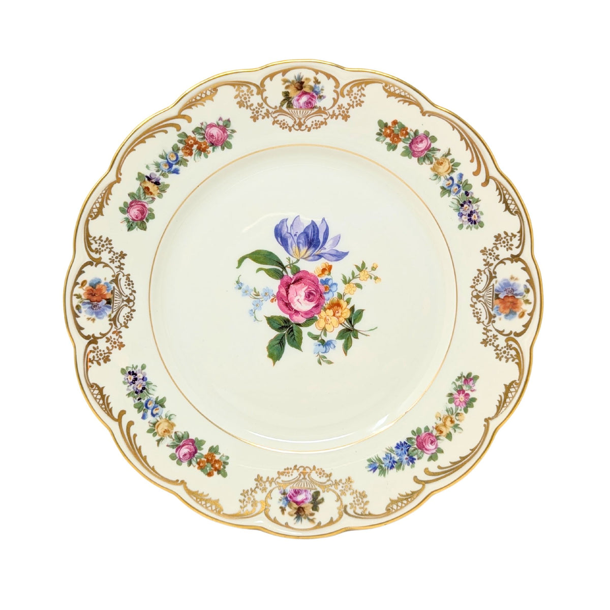 Royal Bayreuth Germany "Nurenberg" Salad Plates (6)