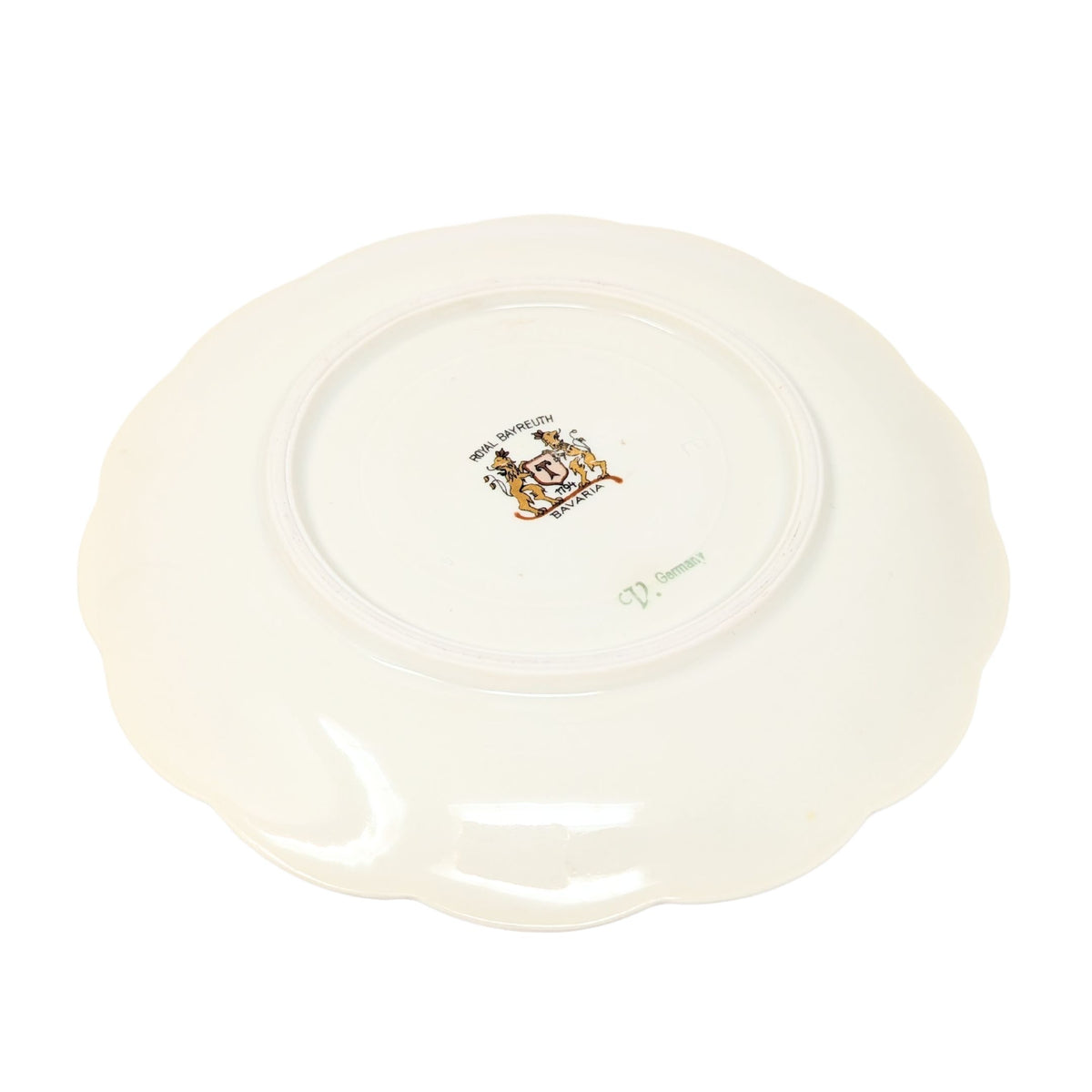Royal Bayreuth Germany "Nurenberg" Set of 6 Cream Soup Bowls & Saucers (12pcs)