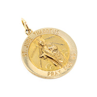 14K Gold 22mm St. Jude Pendant/ Charm (4g)
