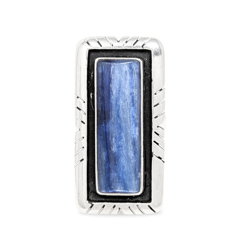 Charles Albert Sterling Blue Kyanite Ring, Adjustable Size (8-10)