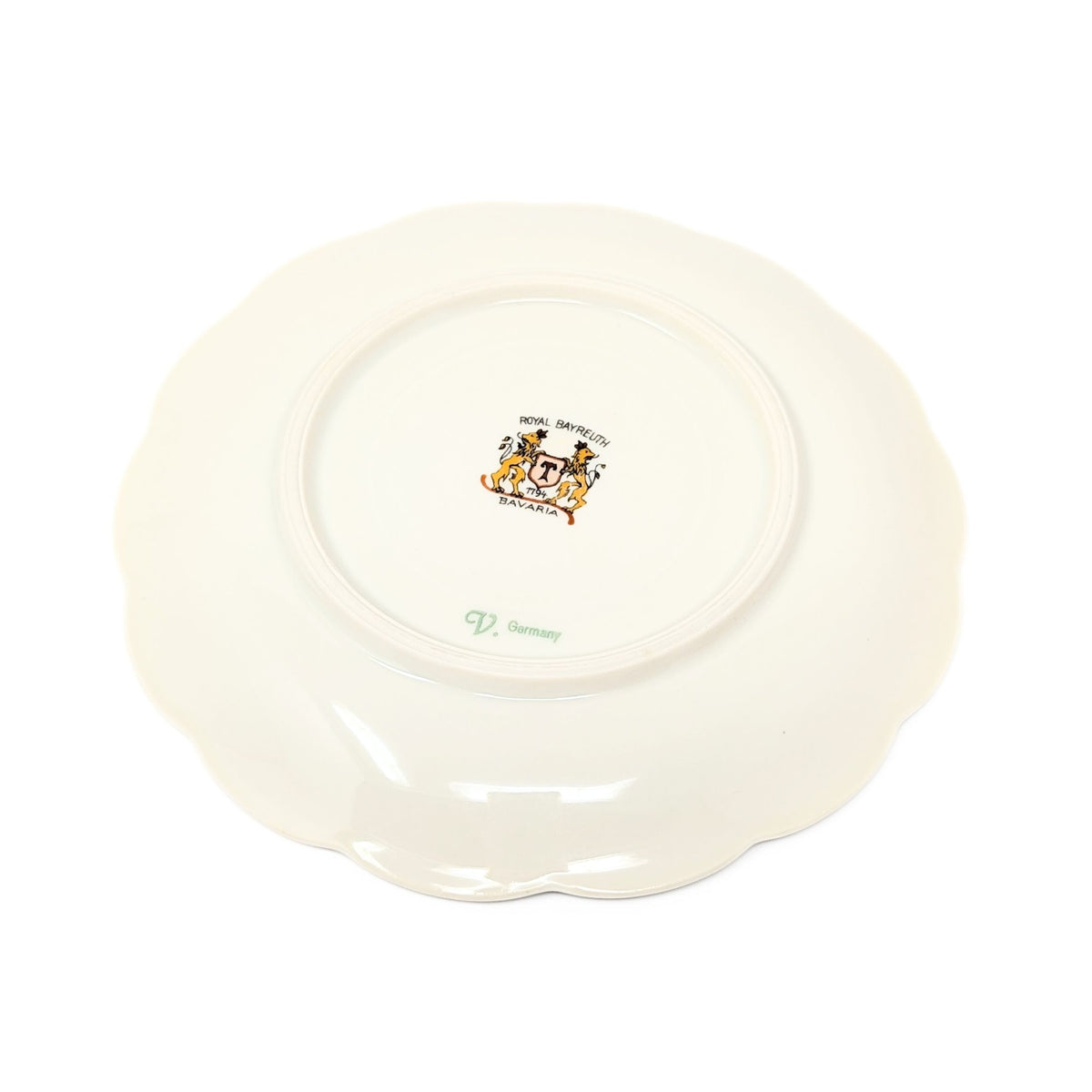Royal Bayreuth Germany "Nurenberg" Set of 6 Cream Soup Bowls & Saucers (12pcs)