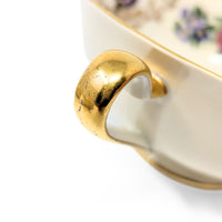 Royal Bayreuth Germany "Nurenberg" Set of 6 Cream Soup Bowls & Saucers (12pcs)