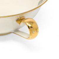 Royal Bayreuth Germany "Nurenberg" Set of 6 Cream Soup Bowls & Saucers (12pcs)