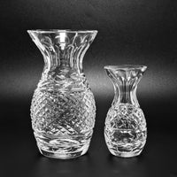 Waterford Crystal "Glandore" 3 7/8" Violet Bud Vase & 5 1/2" Bud Vase (2pcs)