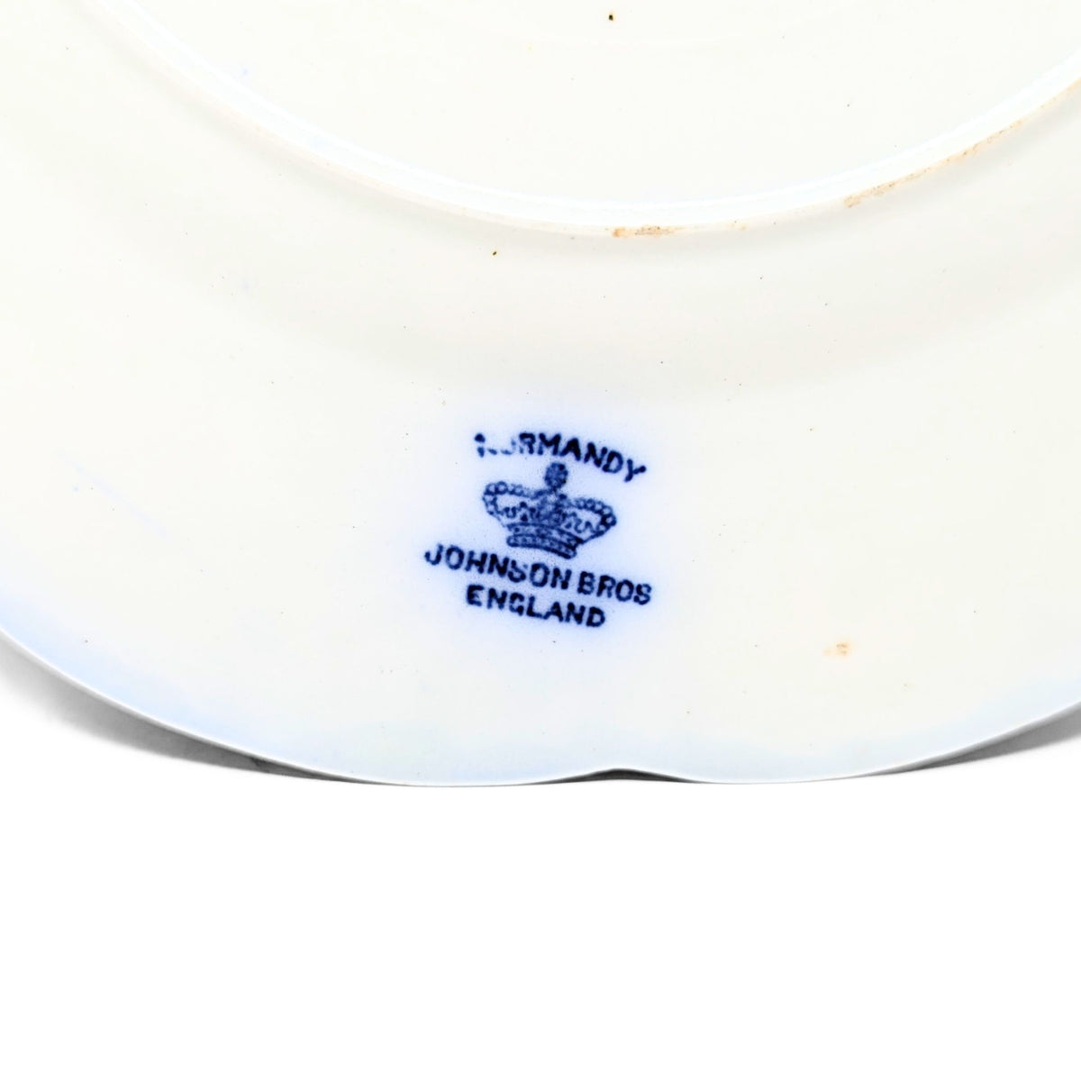 Johnson Brothers "Normandy" Flow Blue 10" Dinner Plate