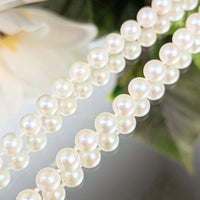 14K Gold 31" 7mm Pearl Necklace
