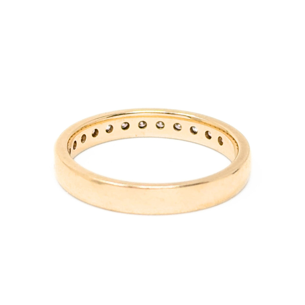 14K Gold .36tcw 12 Diamond Anniversary Band - Size 7