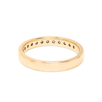 14K Gold .36tcw 12 Diamond Anniversary Band - Size 7