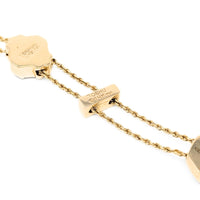 Joshua 14K Gold, Diamond, Emerald, Amethyst, & Tourmaline Slide Charm Bracelet