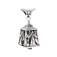 Sterling Silver Angel Themed Bell Pendant
