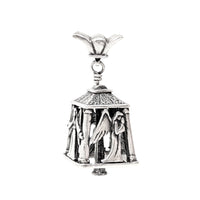 Sterling Silver Angel Themed Bell Pendant