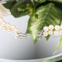 14K White Gold 6mm Pearl 18” Necklace
