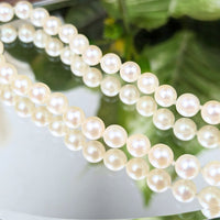 14K White Gold 6mm Pearl 18” Necklace