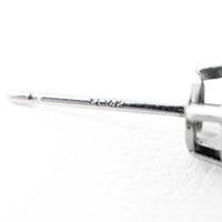 14K White Gold & Black Diamond Stud Earrings