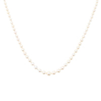 10K Gold 17” Graduated Pearl Necklace
