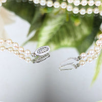 10K Gold 17” Graduated Pearl Necklace