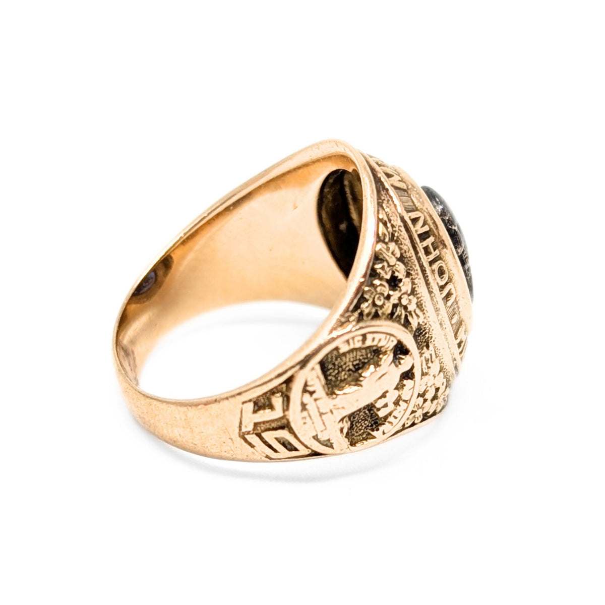 1951 10K Gold John Marshall High School Class Ring - Size 5.5