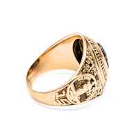 1951 10K Gold John Marshall High School Class Ring - Size 5.5