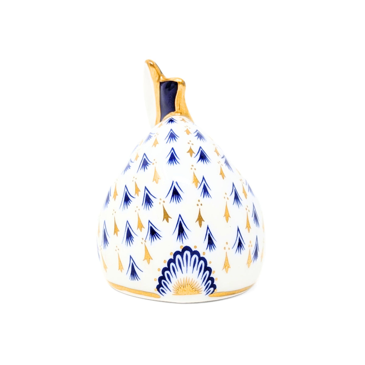 Royal Crown Derby "Imari" Rabbit Paperweight w/ Gold Stopper