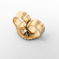14K Gold .12tcw Triple Diamond Stud Earrings