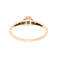 Art Deco .09ct Diamond Solitaire Engagement Ring - Size 9.5