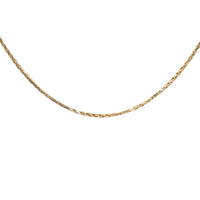 Vintage 1930s -1940s Wheat Chain Necklace 1/20 12K Gold Filled, 16", XRF Tested