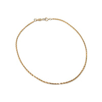 Vintage 1930s -1940s Wheat Chain Necklace 1/20 12K Gold Filled, 16", XRF Tested