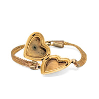 WWI Era US Army Military Sweetheart Locket Mesh Bracelet, 5" (Child's Size)