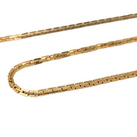 Antique 12K Gold Filled Bar Link Pocket Watch Chain/ Choker Necklace, 14.25”