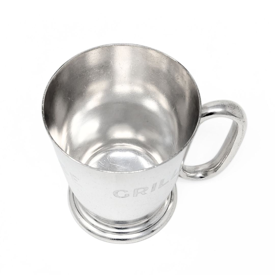 Mappin & Webb Prince's Plate Triple Silver Plate Pint Tankard, "Corner House Grill"