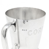 Mappin & Webb Prince's Plate Triple Silver Plate Pint Tankard, "Corner House Grill"