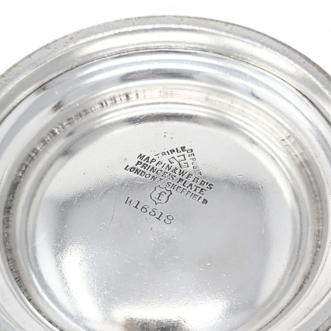 Mappin & Webb Prince's Plate Triple Silver Plate Pint Tankard, "Corner House Grill"