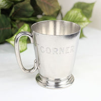 Mappin & Webb Prince's Plate Triple Silver Plate Pint Tankard, "Corner House Grill"