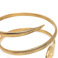 1940s Forstner Gold Filled Snake Wrap Bracelet Coiled Serpent w/Original Box