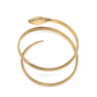 1940s Forstner Gold Filled Snake Wrap Bracelet Coiled Serpent w/Original Box